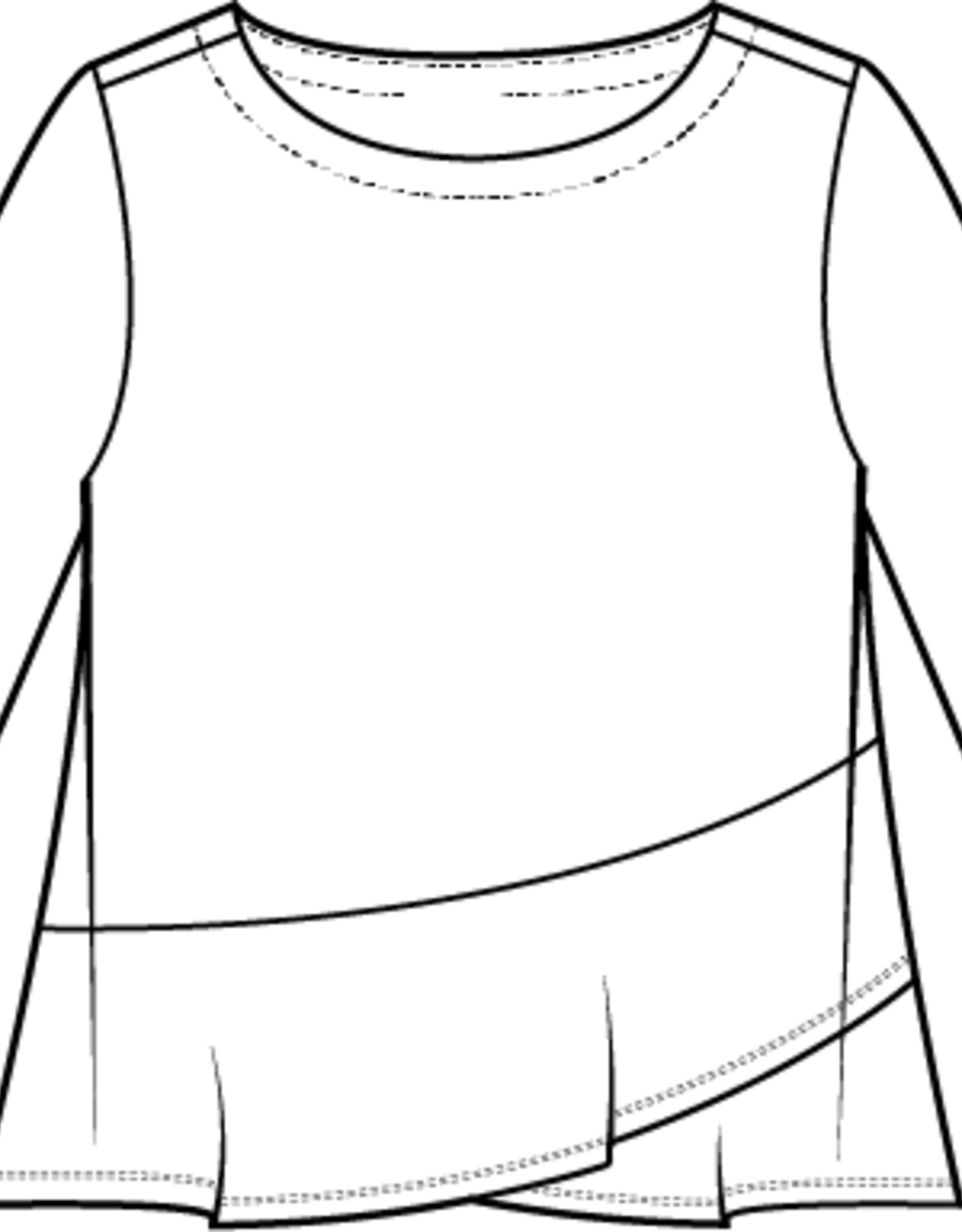 Habitat Clothes to Live In Peplum  Wrap Top