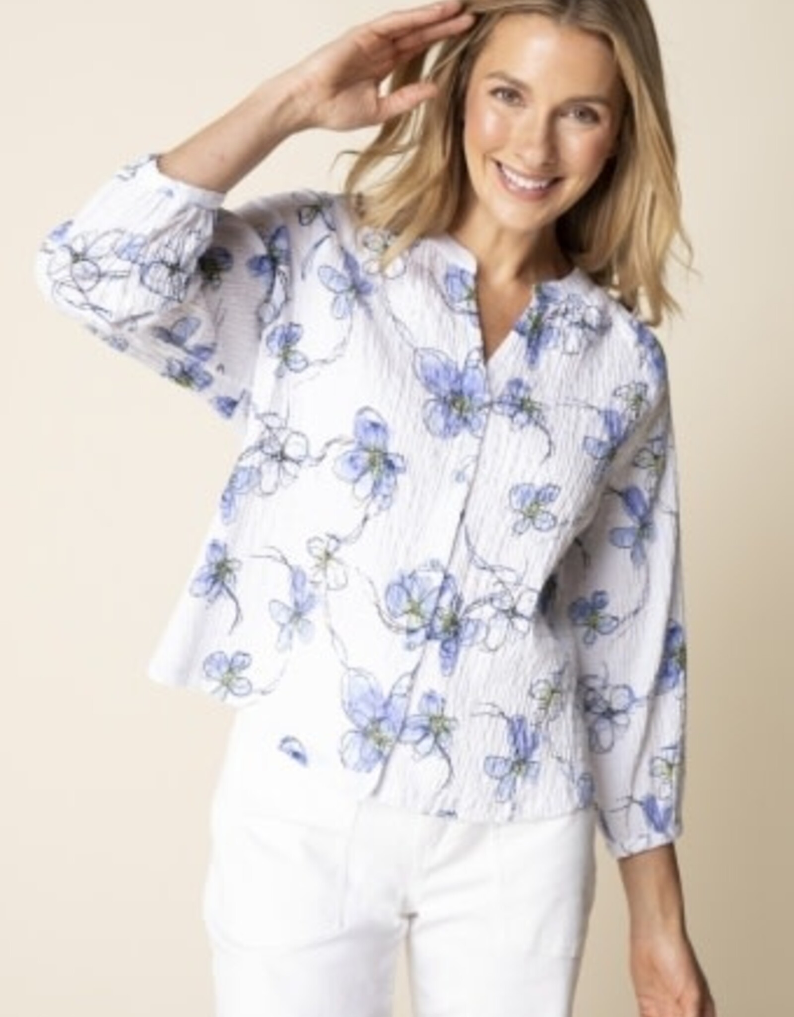 Habitat Clothes to Live In Wildflowers Romance Shirt