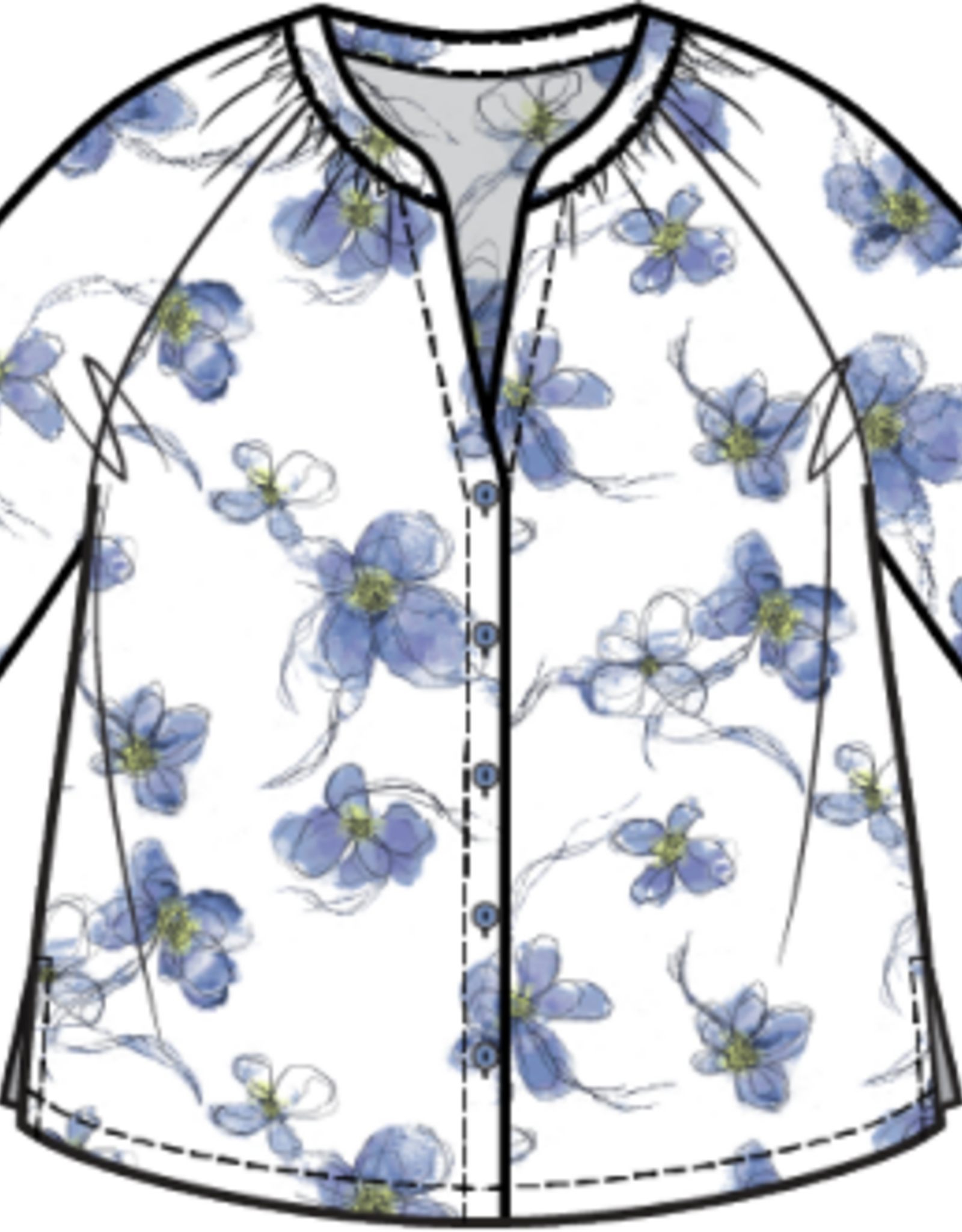 Habitat Clothes to Live In Wildflowers Romance Shirt