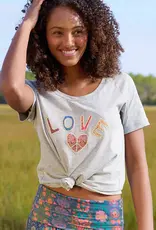 Natural Life Boho Applique Love/Peace