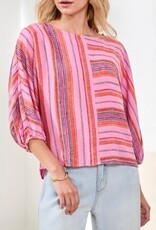 TRIBAL Boho Dolman Sleeve Blouse