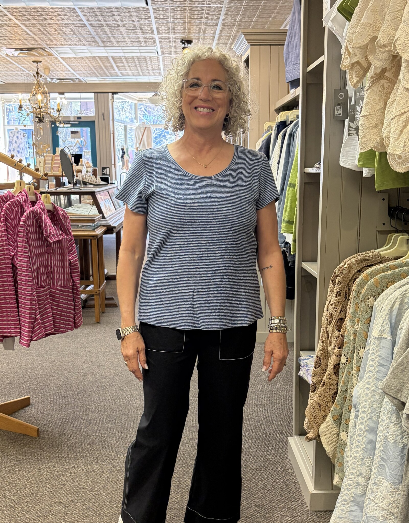 Habitat Clothes to Live In Pasadena Stripe Tee