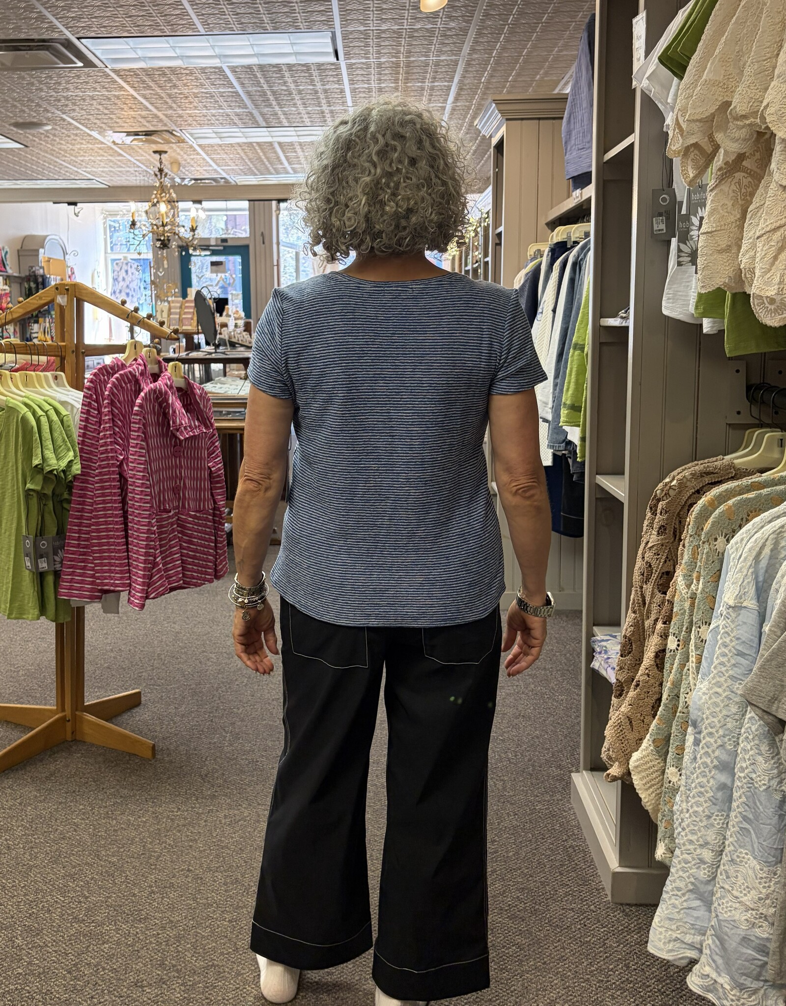 Habitat Clothes to Live In Pasadena Stripe Tee