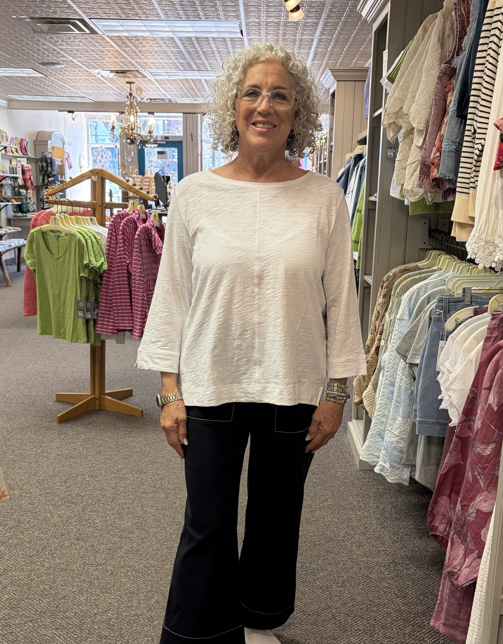 Habitat Clothes to Live In Boatneck Cotton Top