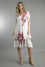 Tempo Paris Floral Linen Dress
