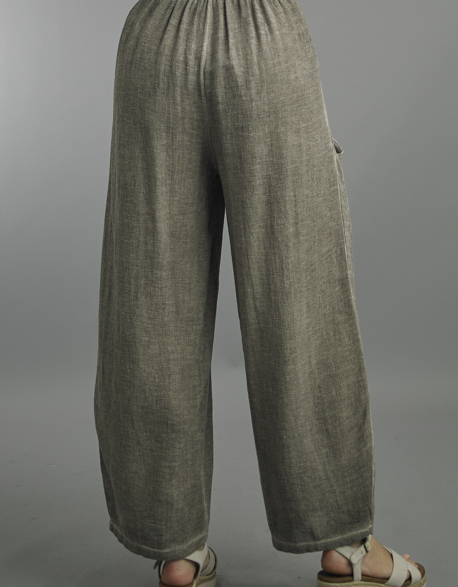 Tempo Paris Linen Barrel Pant