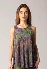 Windhorse Trading Inc. Tie Dye Stitched Tank Top