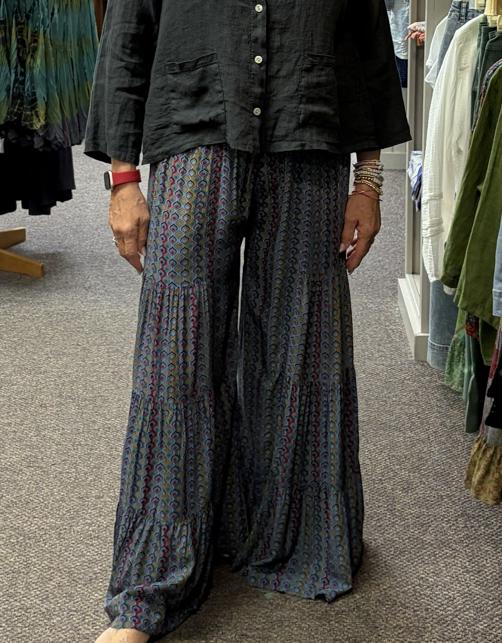 Windhorse Trading Inc. Printed Palazzo Pant