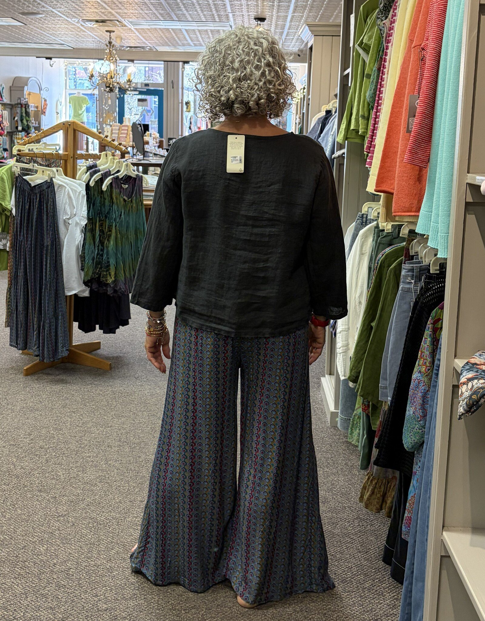 Windhorse Trading Inc. Printed Palazzo Pant