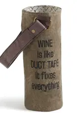 Funny Recycled Canvas Wine Bags