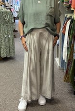 Saga Striped Wide Leg Cargo Pant
