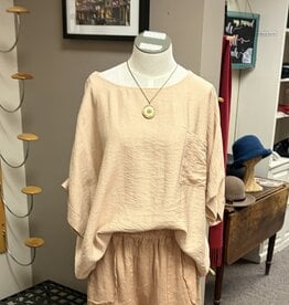 Saga Rayon Pocket Top