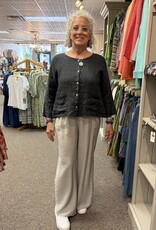 Saga Rayon Tie Wide Leg Pant