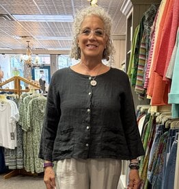 Saga Linen Pocket Jacket