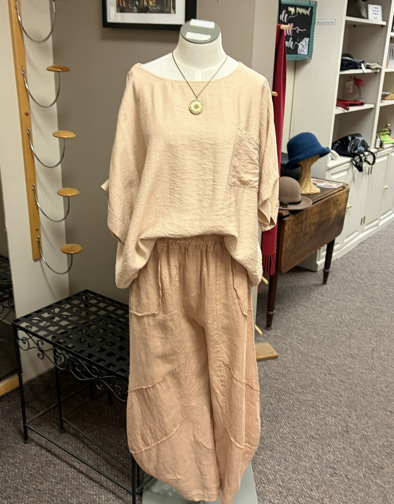 Saga Linen Lantern Pant