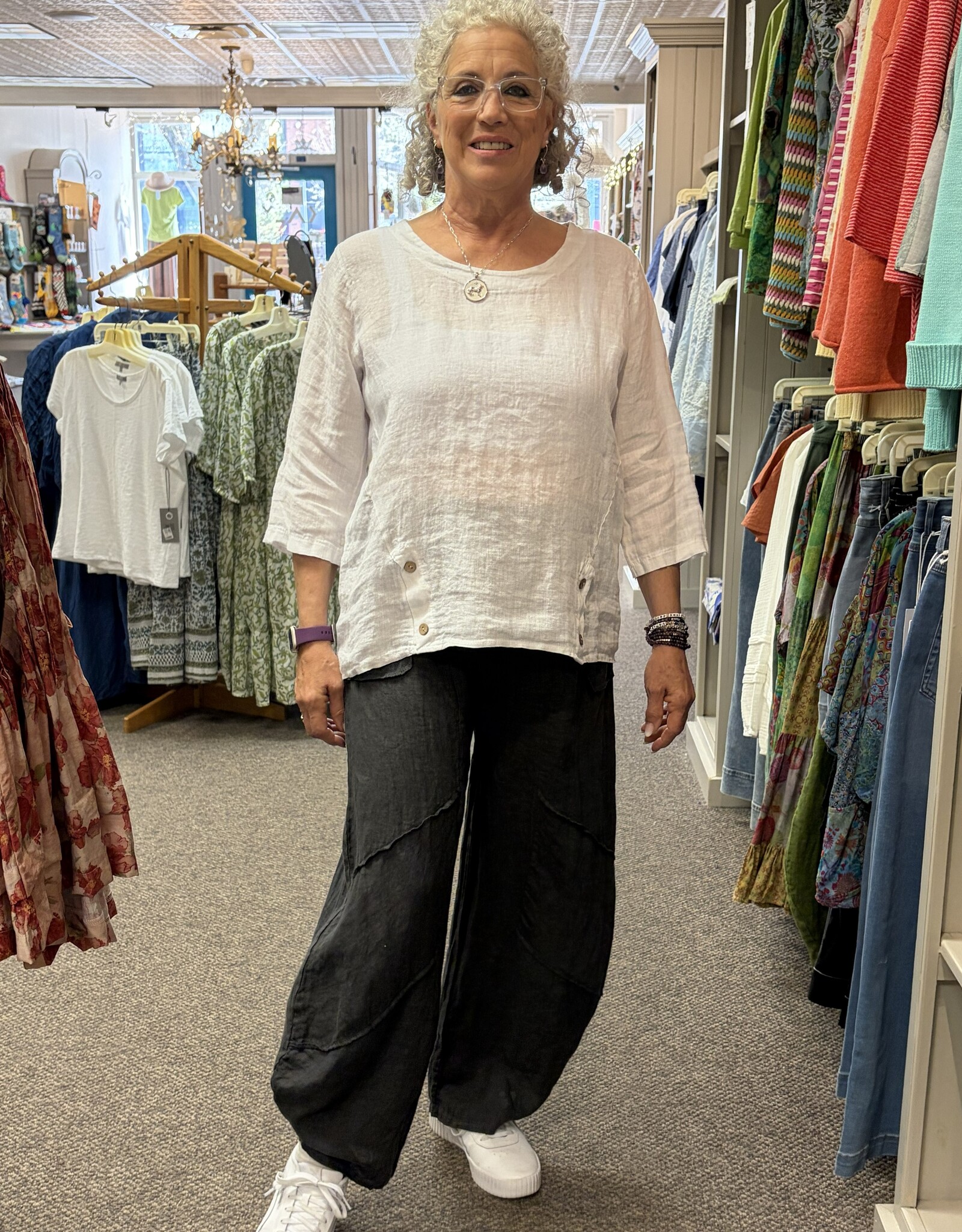 Saga Linen Lantern Pant