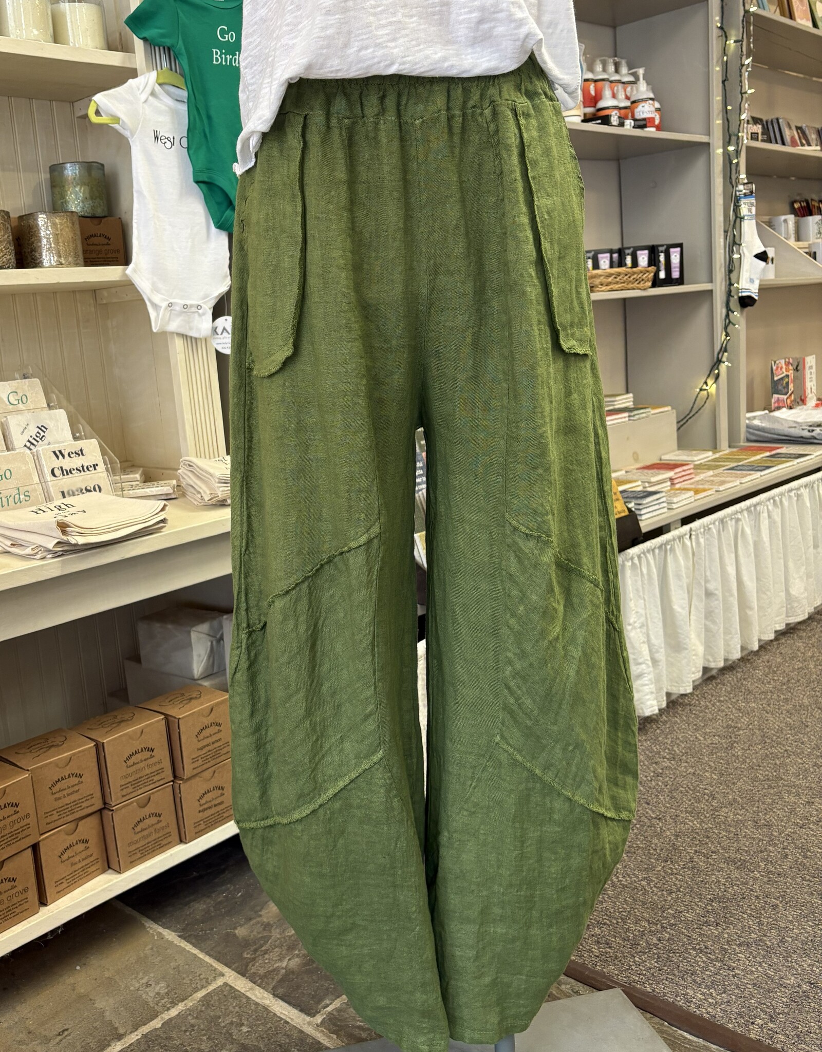 Saga Linen Lantern Pant