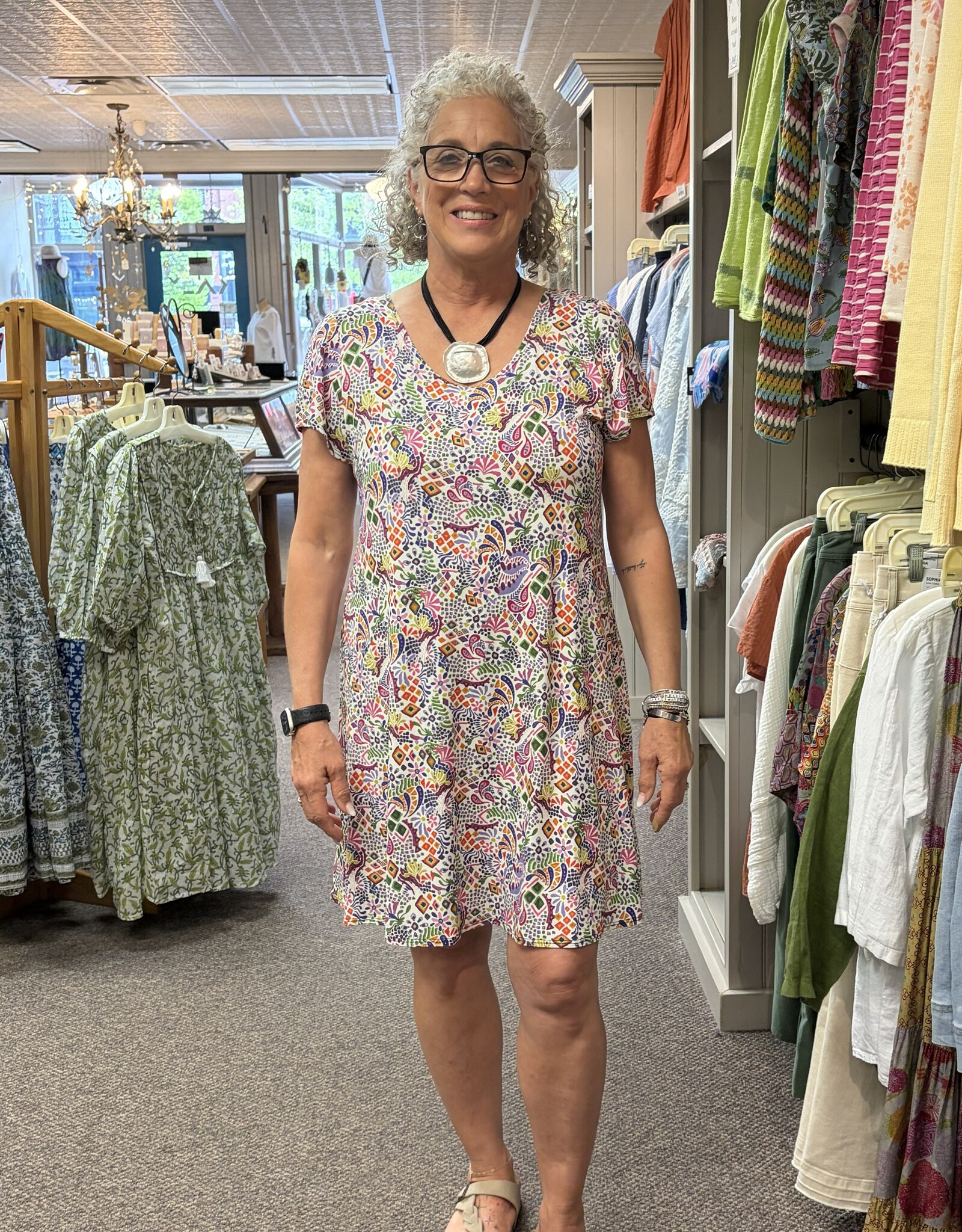 Salaam Cap Sleeve Lucy Dress