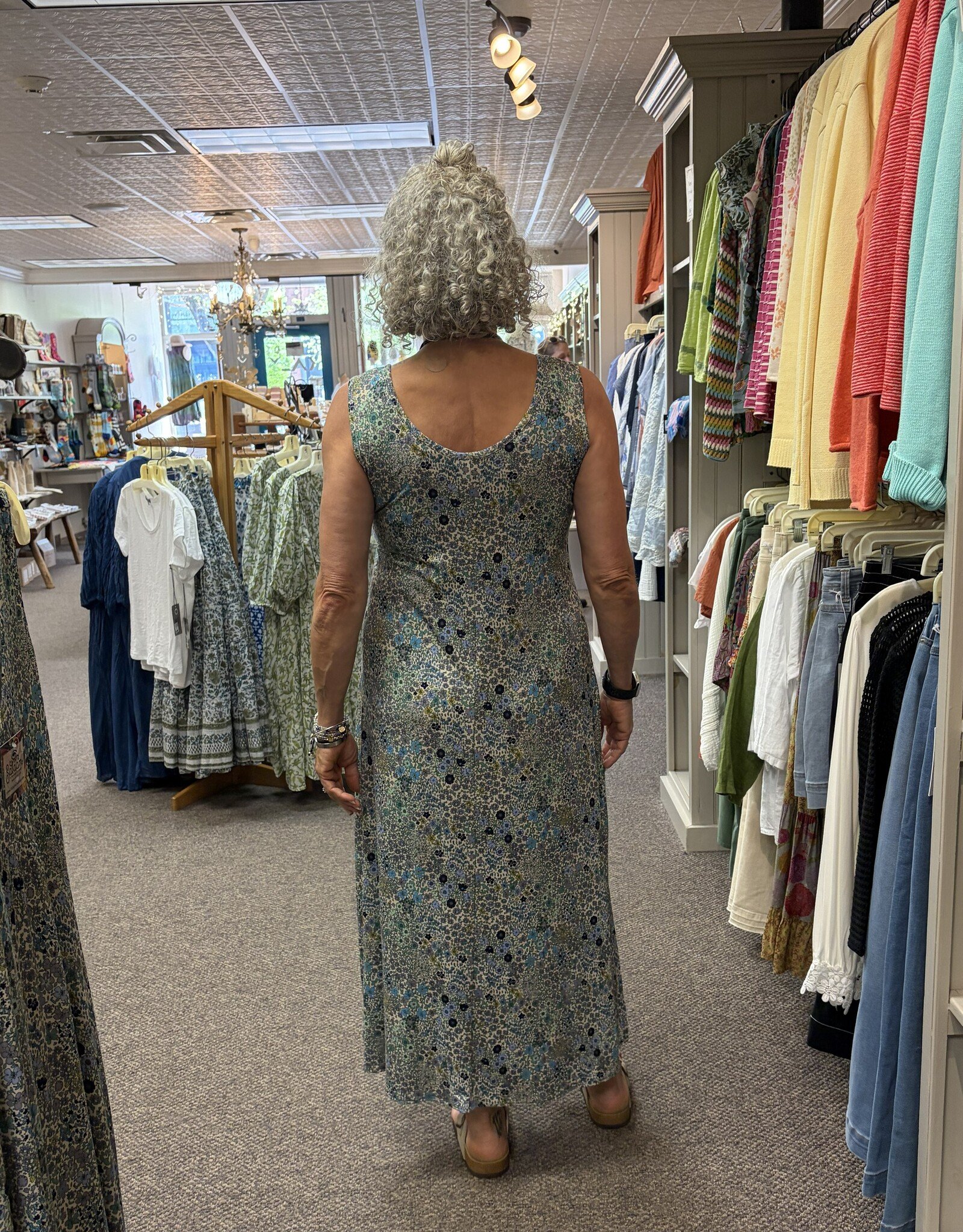 Salaam Printed Rayon Metta Dress