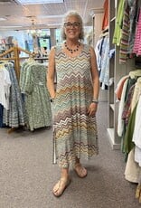 Salaam Printed Rayon Metta Dress