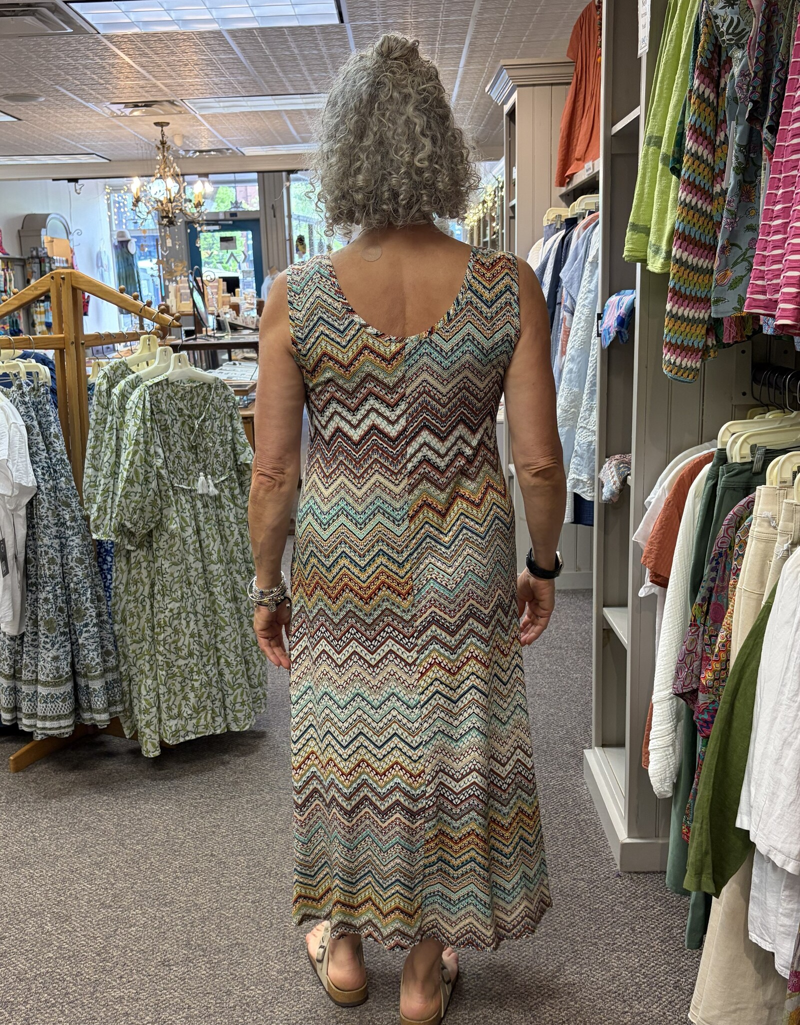 Salaam Printed Rayon Metta Dress