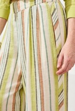 TRIBAL Flowy Striped Wide Leg Pant
