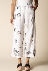 Habitat Clothes to Live In Watercolor Linen Floral Crop Pant