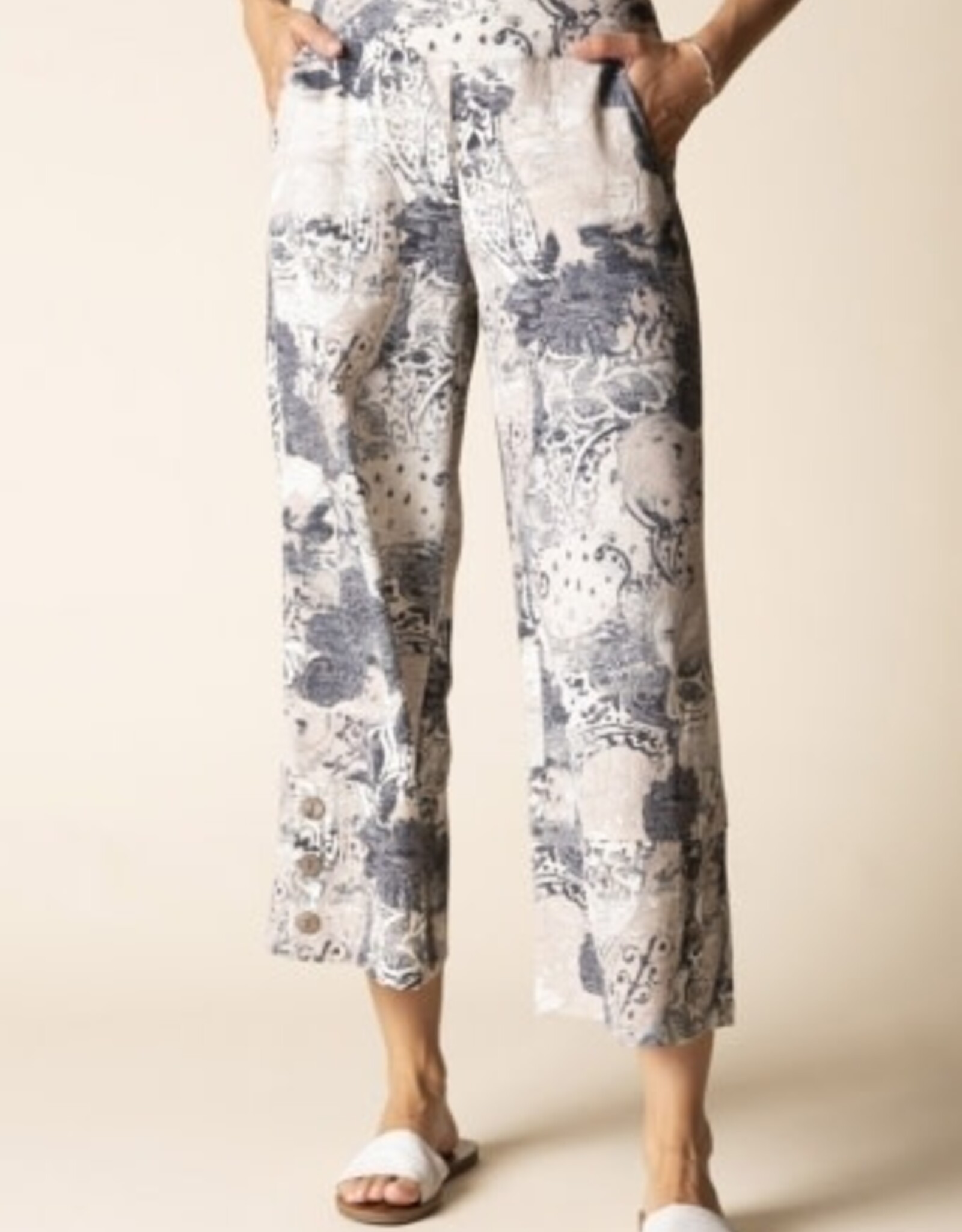 Habitat Clothes to Live In Bistro Button Crop Pant