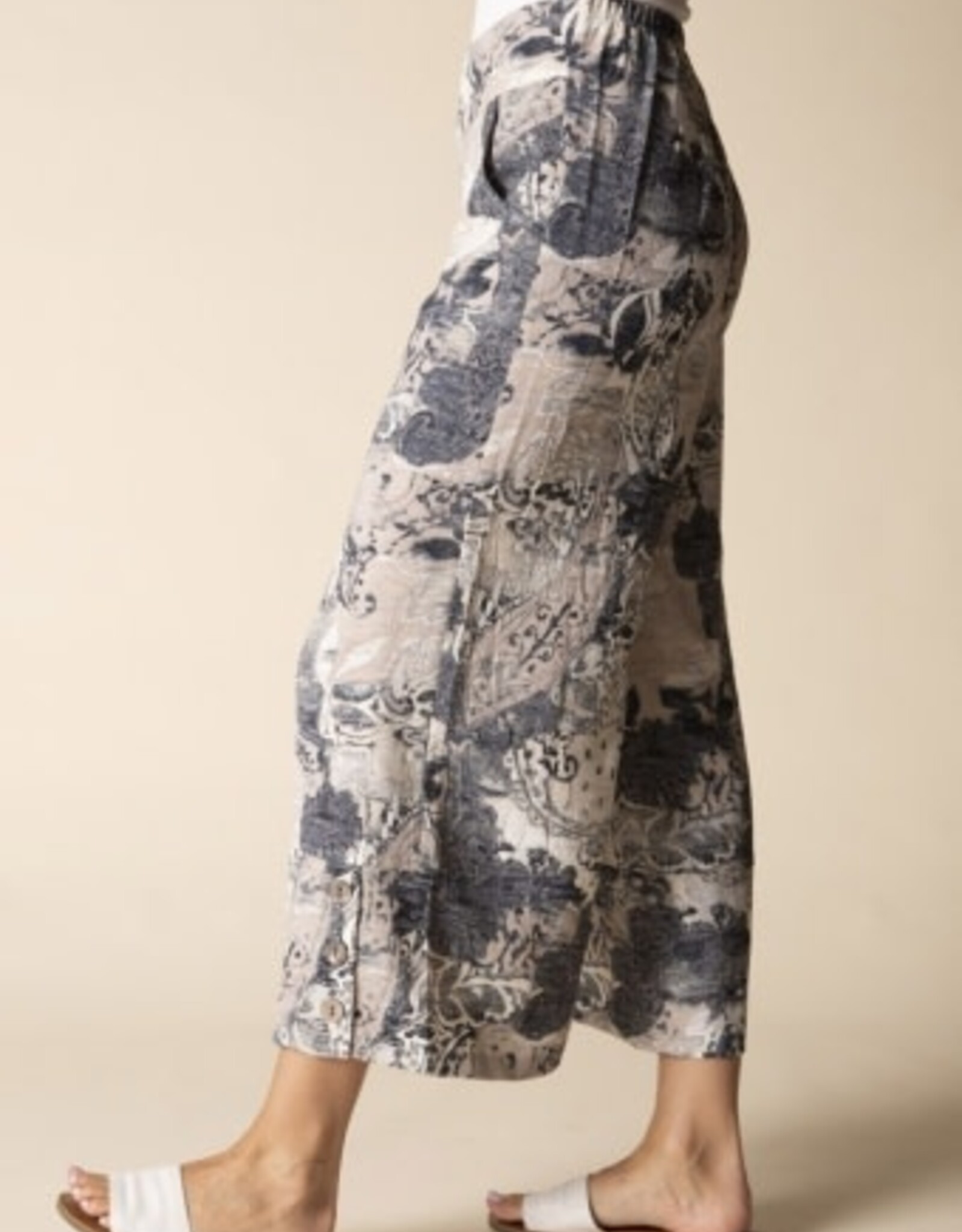 Habitat Clothes to Live In Bistro Button Crop Pant