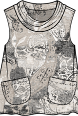 Habitat Clothes to Live In Bistro Drape Collar top