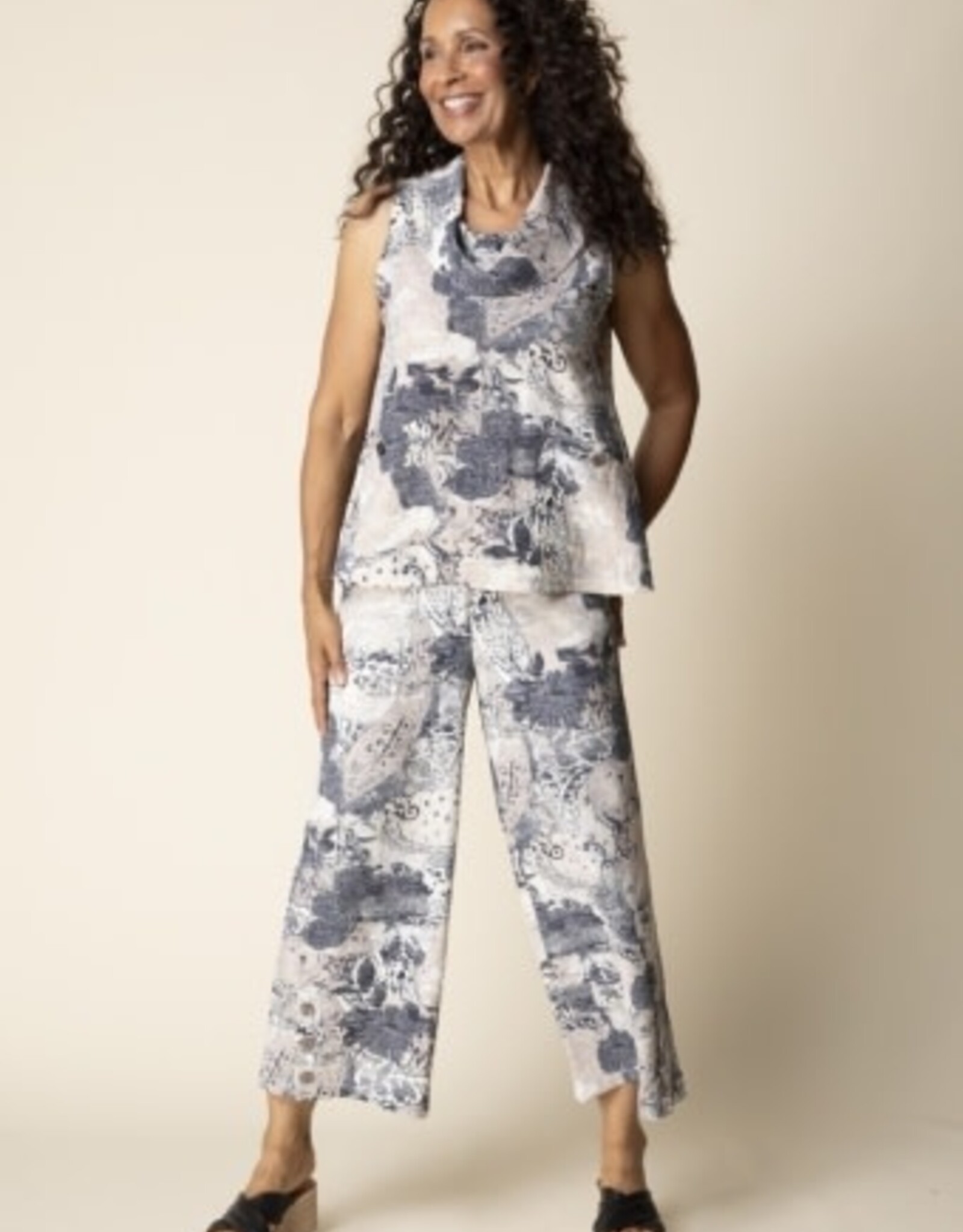 Habitat Clothes to Live In Bistro Drape Collar top