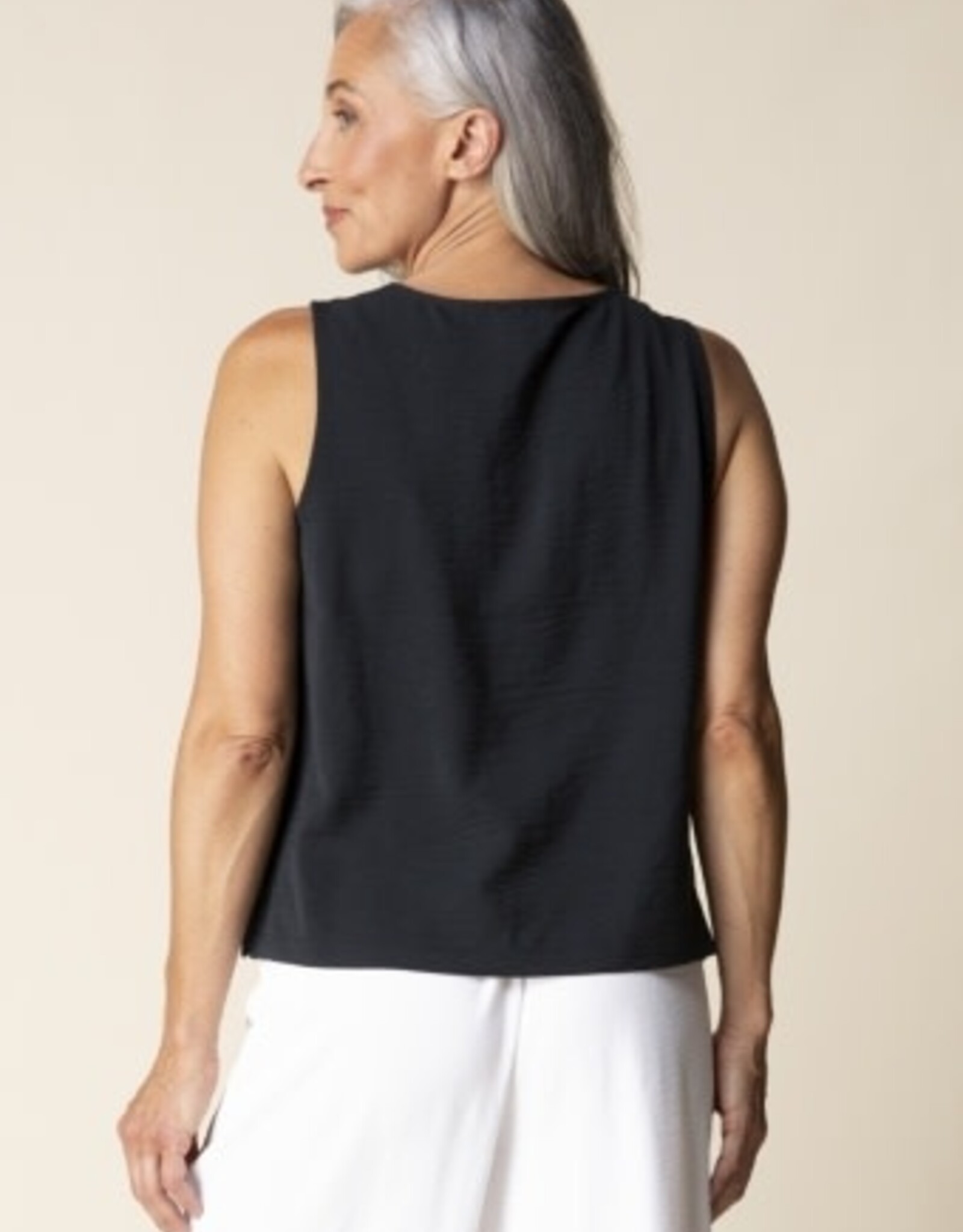 Habitat Clothes to Live In Center Shirred Tank