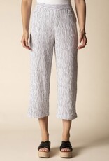 Habitat Clothes to Live In Fine Lines Crinkle Pleat Button Capri