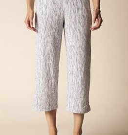 Habitat Clothes to Live In Fine Lines Crinkle Pleat Button Capri