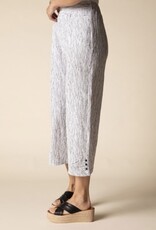 Habitat Clothes to Live In Fine Lines Crinkle Pleat Button Capri