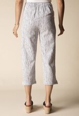 Habitat Clothes to Live In Fine Lines Crinkle Pleat Button Capri