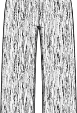 Habitat Clothes to Live In Fine Lines Crinkle Pleat Button Capri