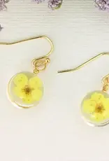 ZAD Cottage Floral Dried Flower Earrings