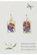 ZAD Cottage Floral Dried Flower Earrings