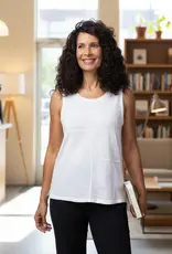 Habitat Clothes to Live In Cotton Pieced Tank