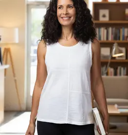 Habitat Clothes to Live In Cotton Pieced Tank