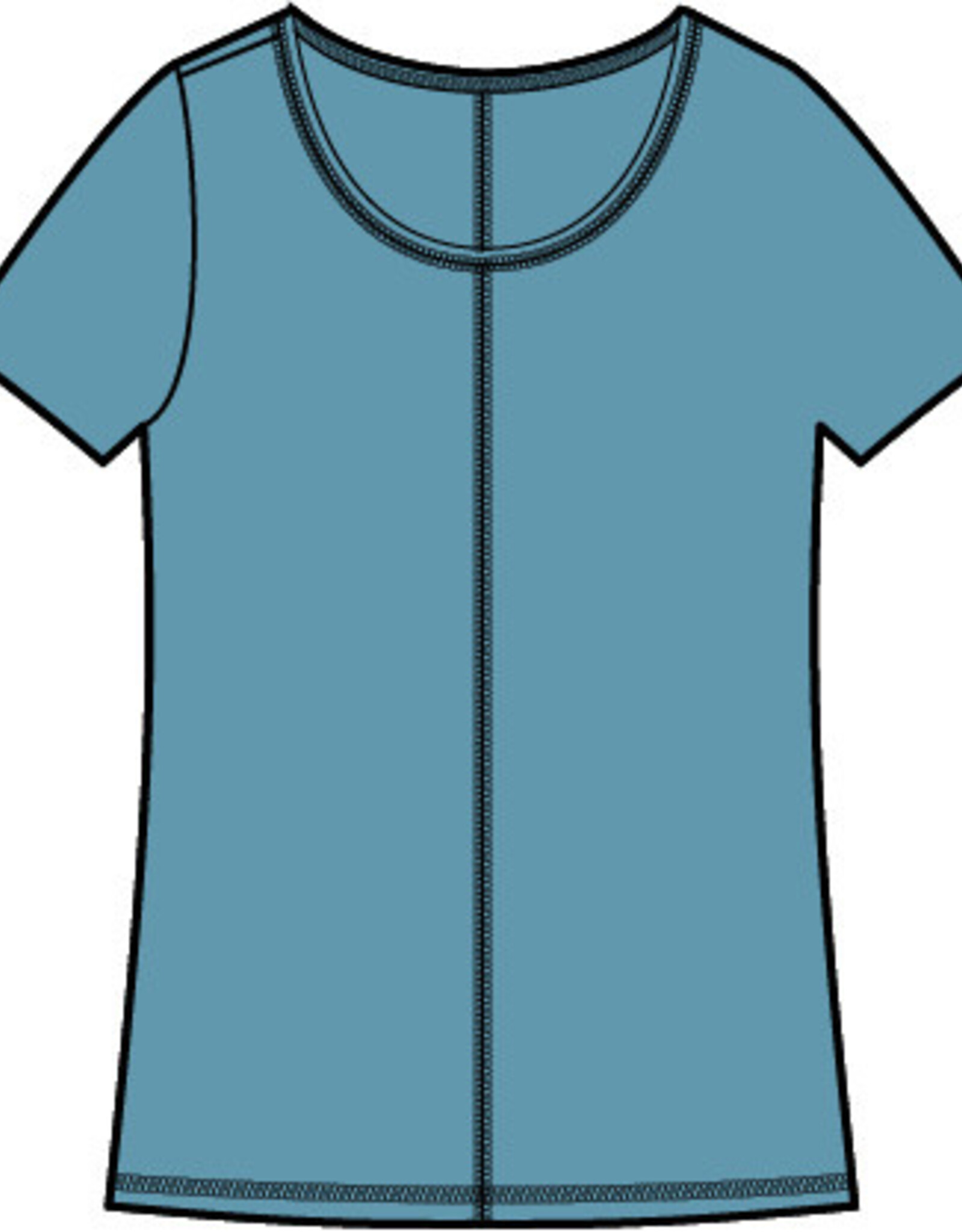 Habitat Clothes to Live In Cotton Coverstitch Tee