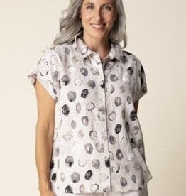 Habitat Clothes to Live In Linen Dot Everywhere Shirt