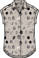 Habitat Clothes to Live In Linen Dot Everywhere Shirt