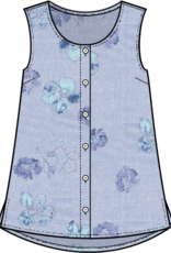 Habitat Clothes to Live In Watercolor Linen Floral Tank