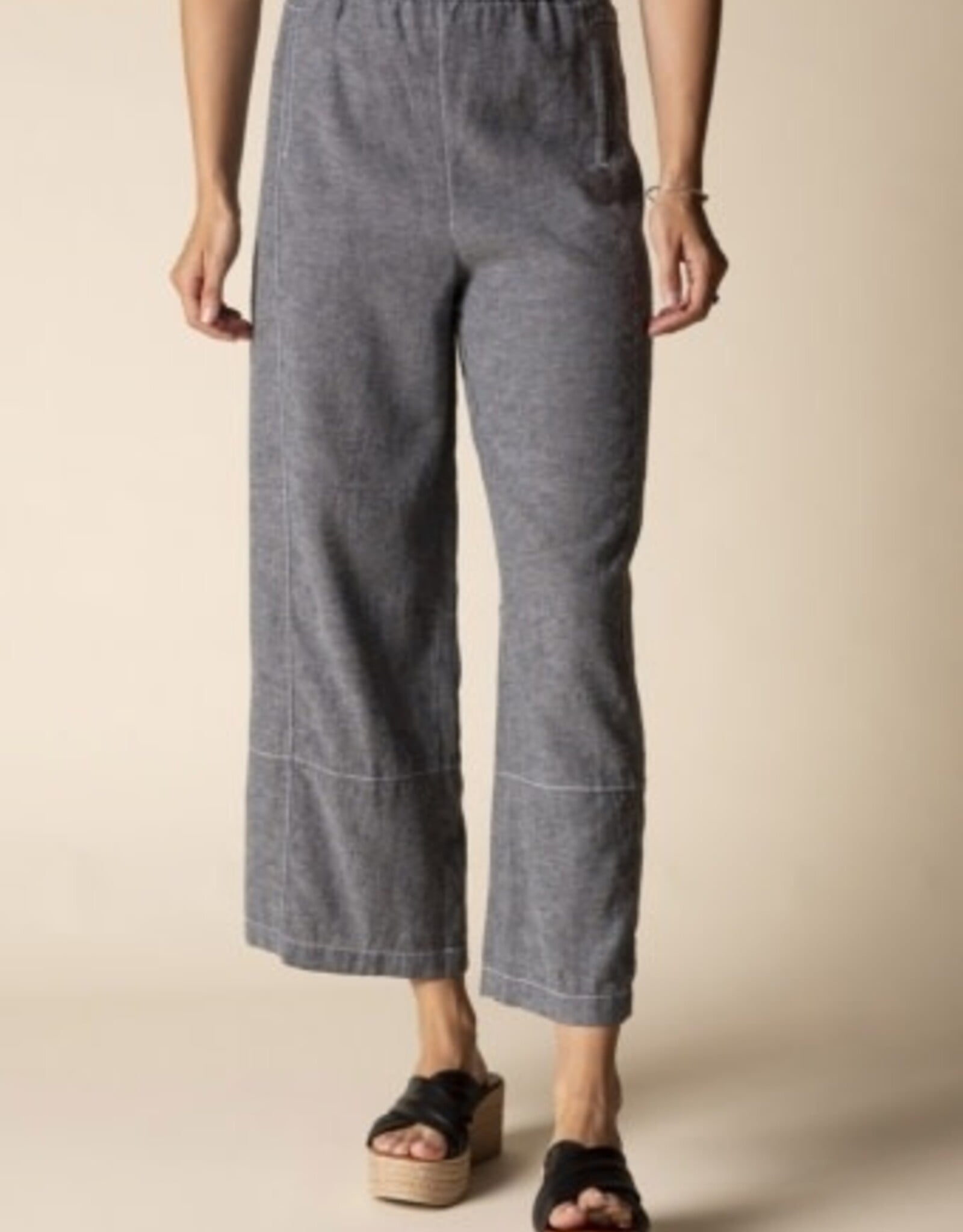 Habitat Clothes to Live In Linen Seamed Crop Pant
