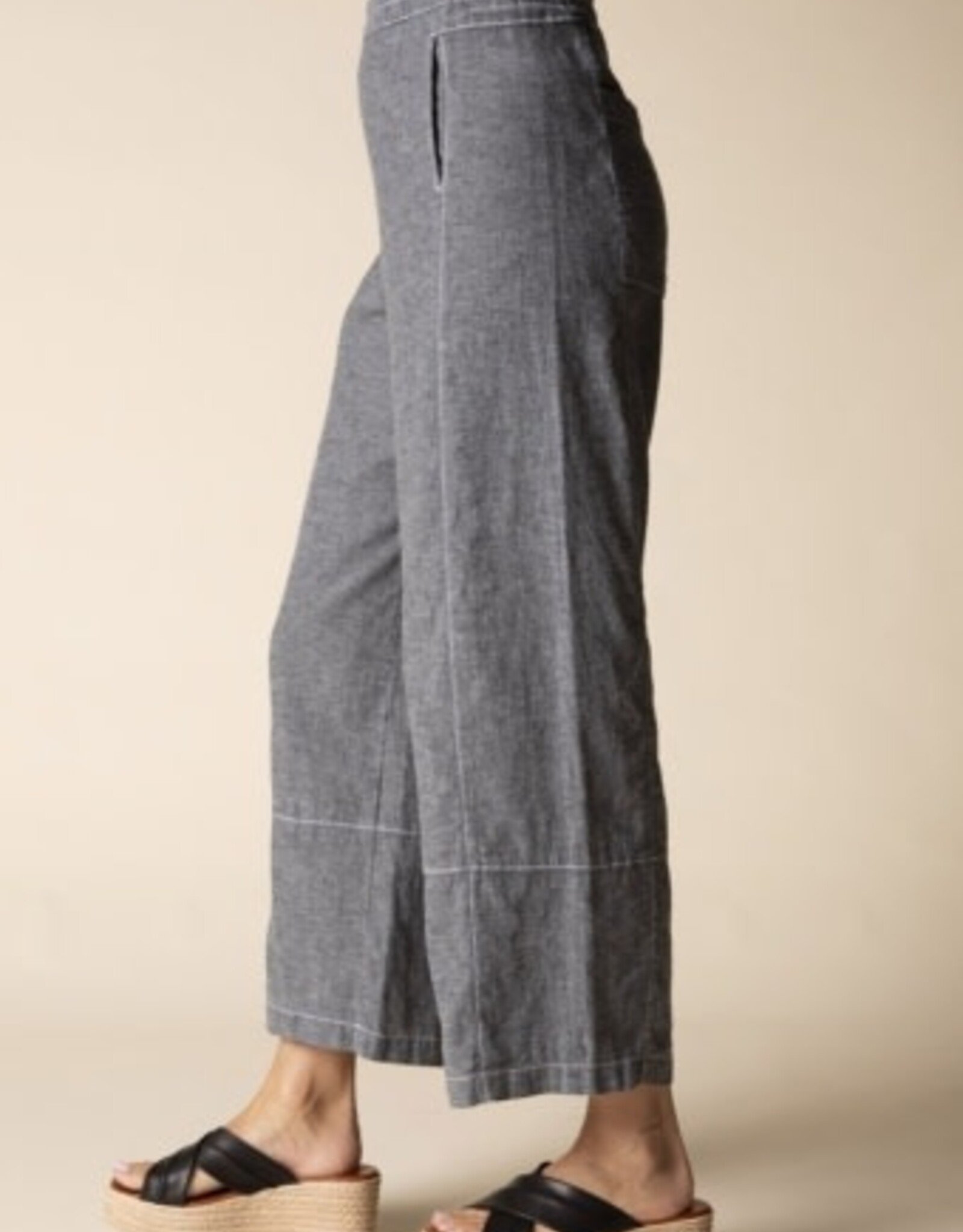Habitat Clothes to Live In Linen Seamed Crop Pant