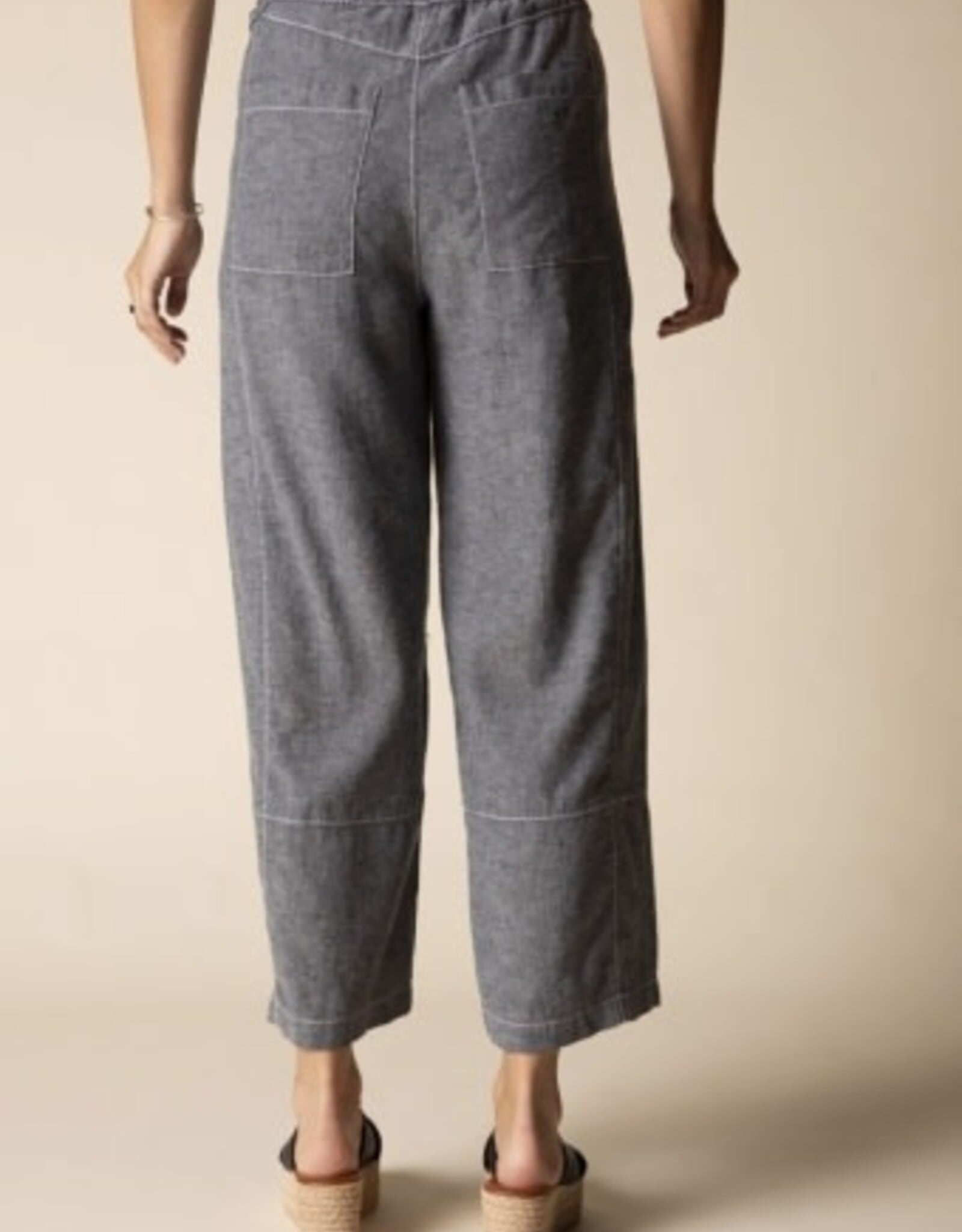 Habitat Clothes to Live In Linen Seamed Crop Pant