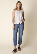 Habitat Clothes to Live In Linen Pleat Back Tank