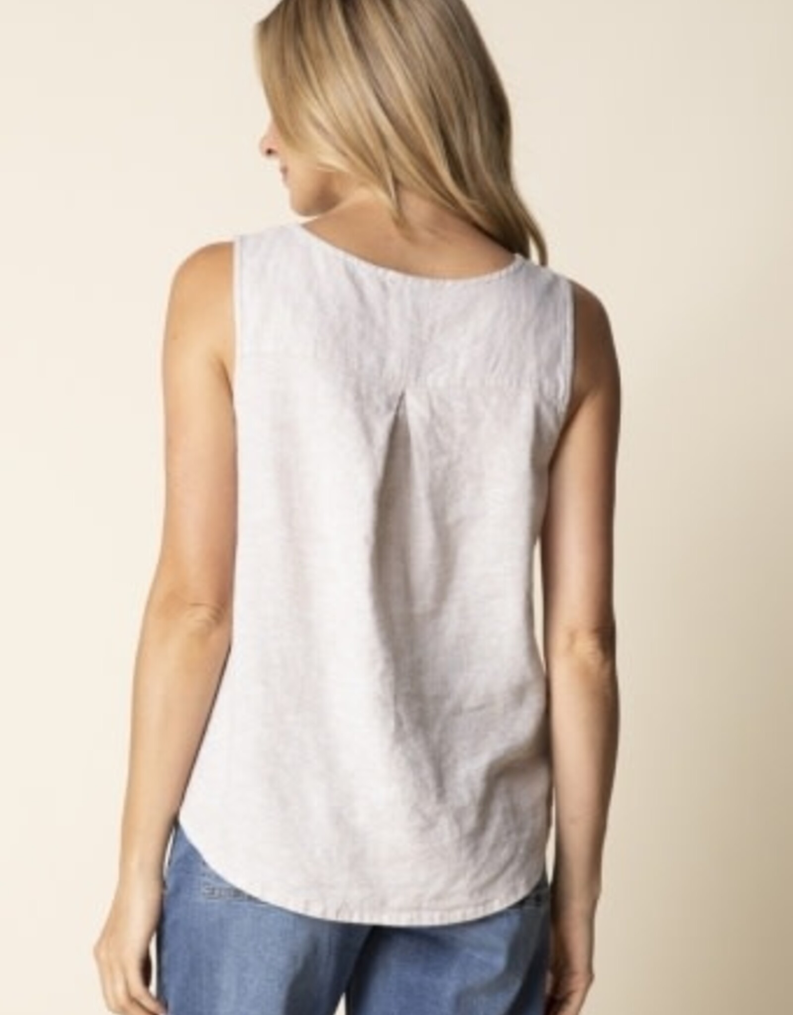 Habitat Clothes to Live In Linen Pleat Back Tank